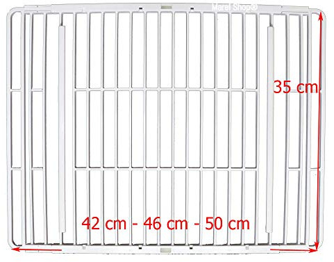 Marel Shop® - Griglia Estensibile per Frigo Congelatore Misure Variabili da: 42-46-50 cm x 35 cm