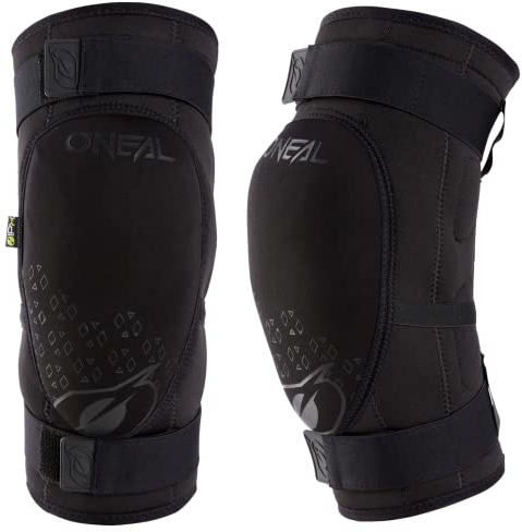O'NEAL | Genouillères | BMX VTT Downhill | IPX® - Protection contre les chocs en polyuréthane, construction légère, matériau résistant à l'abrasion | Dirt Knee Guard V.23 | Adulte | Noir | Taille XL