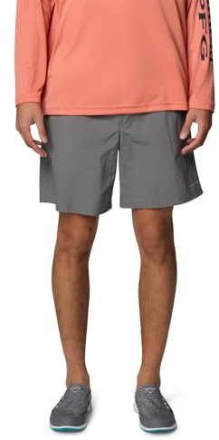 Columbia Mens PFG Backcast IV Quick Dry Swim Shorts, City Grey, Large x 8