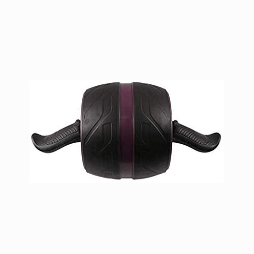 Shumo Bauchroller, multifunktionales Fitness-Heim-Fitnessstudio, Muskel-Sportgeräte-Rad, Bauch-Fitness-Trainingsgerät, Schwarz, Lila