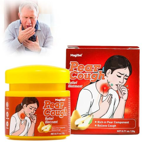 Hustenstillende Creme, Schleimlösende Hustencreme, Natürliche Husten Creme, Schnell wirkende hustenstillende, Stimulanzienfreie Hustencreme, Lindert Reizhusten, Nachthusten, 20g