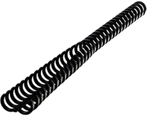 GBC Baguettes de reliure en plastique ClickBind, DIN A4, 12 mm, noir, vous recevrez 1 paquet, paquet de 50