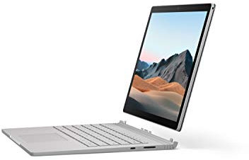 Microsoft Surface Book 3 33,8 cm (13,5 Zoll) Notebook (Intel i7, 16 GB RAM, 256 GB SSD, 1650 NVIDIA Graphics, Windows 10 Home, Modell 2020) silberfarben