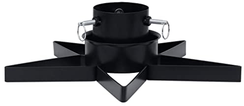 vidaXL Christbaumständer Weihnachtsbaumständer Tannenbaumständer Baumständer Weihnachtsbaumhalter Weihnachtsbaum Ständer Halter Schwarz 47x47x13,5cm