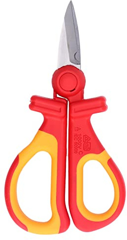 Ciseaux D'électricien Isolés Isolation Intégrale Résistance Haute Tension 1000V Cisailles pour L'électricité