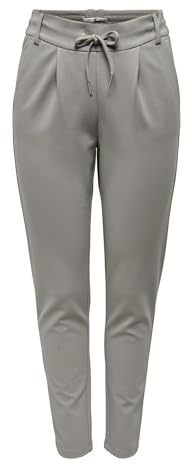 ONLY Damen Onlpoptrash Life Easy Col Pant PNT Noos Trousers 15115847,Rock Ridge,M / 32L