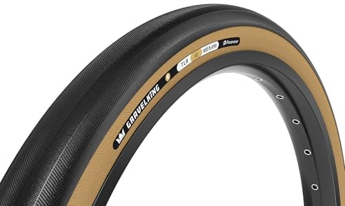 Panaracer Gravelking Slick R-Line TLR slanglöst vikbart däck – ZSG grusförening – punkteringsbeständig – pärllåsteknik – 120 Tpi TuffTex-R hölje – grus cykeldäck