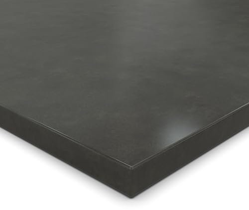 19mm Spanplatte Zuschnitt Beton Terragrau melaminharzbeschichtet Länge bis 200cm Dekorplatten Zuschnitte mit Umleimer Auswahl: 40 x 50 cm (ABS Kante komplett)