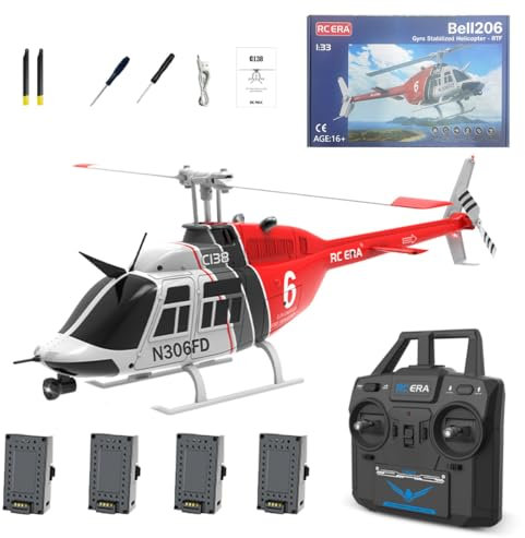 JOYARCH C138 Remote Control Helicopter with 6-Axis Gyro, 2.4GHz 6CH RC Military Aircraft with 6G/3D Flips, One Key Take Off/Landing, Airplane Toys Gift for Adults & Beginners