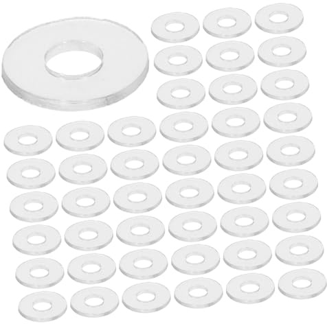 Homoyoyo 500 Piezas Arandelas Vinilo Junta Sellado Antideslizante para Manijas Ducha Accesorio Hogar Flexible