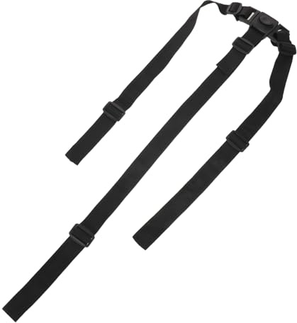 SUPVOX Correa de Seguridad Ajustable Nylon de Tres Puntos Negro Compatibilidad y Sistema de Arnés para Cochecito y Silla Alta Infantil para Familias en Movimiento