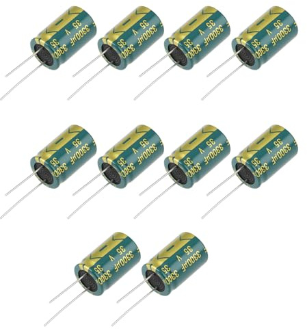 VGOL 10 st 3300uF 35 V 105 °C låg ESR radiella elektrolytiska kondensatorer 16 x 25 mm för reparation av elektroniska kretsar