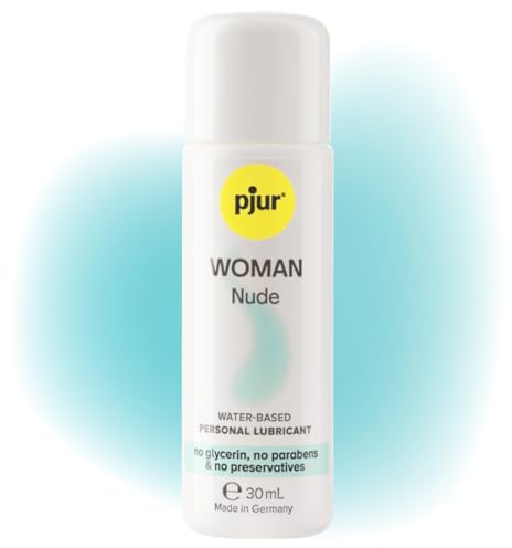 pjur WOMAN Nude - Gel lubrificante naturale a base d’acqua - senza conservanti né parabeni - apposito per donna (30ml)
