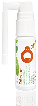 DocLue® gegen den Frosch im Hals | patentierte Wirkstoffformel mit Tiefenwirkung | Atemfrische | Heiserkeit | räusperfrei | Mundspray | Rachenspray | 150 Anwendungen, räusperfrei