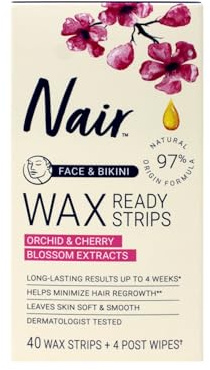 Nair Wax Ready Strips For Size 40ct Nair Wax Ready Strips For Face 40ct