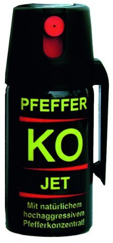 Pfefferspray Jet 40 ml mit 2,5 Mio. Scoville Schärfegrad
