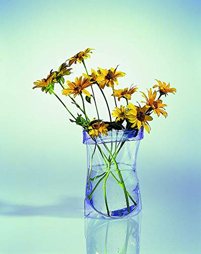 :Le Sack LS2500 Vase, verformbar, PVC, 17 x 0,5 x 28 cm, Transparent