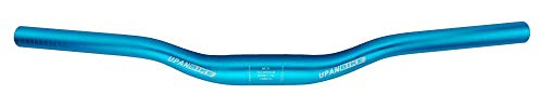 UPANBIKE - Manillar para Bicicleta de montaña extralargo de 31,8 mm x 440 mm/520 mm(Azul, 440mm)