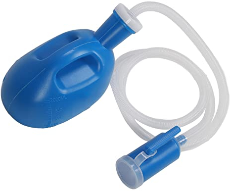 Tragbare Urinale für Männer, Auslaufsichere Urinalflasche für Männer, 2000 Ml, Urinflaschen für Röhrenurinale für Männer, Urinkrug, Pfeife mit Deckel, Urinflaschen für Männer