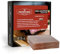 FRITZTOWN® Deluxe Grill Salzstein - 20x20x5 cm - Extra Stark - Feiner Geschmack durch Kristallsalz - Exklusive Geschenkbox inkl. Gebrauchsanweisung