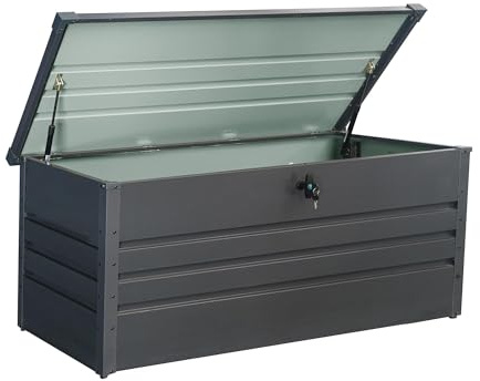 WERKA PRO Coffre de Rangement de Jardin en métal 600 litres