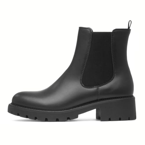 Lilley Womens Black Chunky Chelsea Boot - Size 4 UK - Black