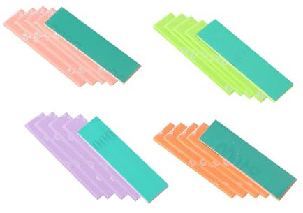 Wenrescry 20 esponjas schleifschwämme, abrasivas para pulir Juguetes y Modelos, Herramientas de modelismo de Hobby, Bloque de Lijado Manual, Impermeable, húmedo y seco, Reutilizable, Grano 600-2000