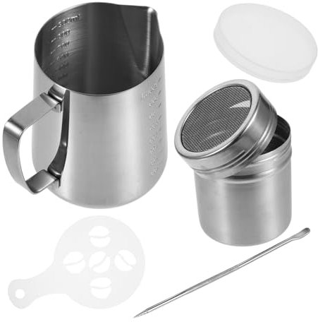 Alipis 1set Acciaio Inossidabile Per Schiumare Latte Brocca Per Cappuccino e Latte Facile Da Pulire Perfetta Per Utensile Da Cucina Versatile