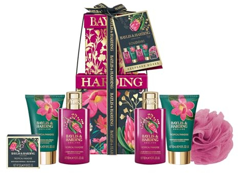 Baylis & Harding Boudoire Tropical Paradise Luxury Pamper Present Gift Set (Pack of 1) - Vegan Friendly