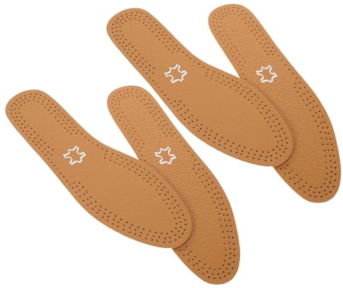 BCOATH 2 Paare Laufsohlen Schuheinlagen Einlegesohlen herren Schweißabsorbierende Einlegesohlen Sportschuheinsätze für Turnschuhe anti schweiß Light Brown