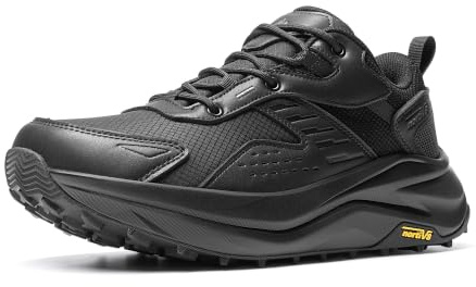 NORTIV 8 herr bred tå låda vandringsskor låg droppe vattentäta vandringsskor för promenader utomhus vandring camping klättring dagligt mode sneakers