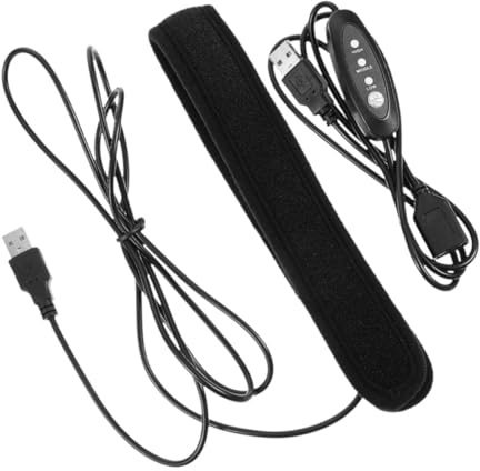 Generic USB Camera Lens Heater with 3 Temperature Settings, Neoprene Dew Warmer Strip for Telescopes and Early Morning Use, 5v 7.5w USB Powered Defogging Heating Band