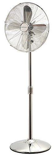 Orbegozo SF 3345 – Ventilador de pie, oscilante, potencia 50 W, 3 velocidades, diámetro de hélice 40 cm, asa cromado
