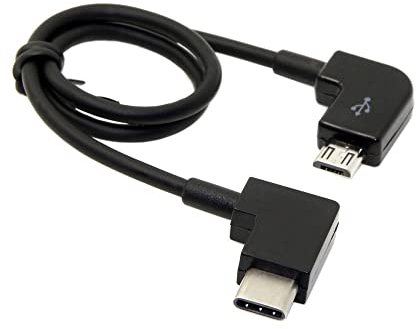 Cablecc Remote Controller Data Cable Type-C to Micro USB for DJI Mavic Pro Platinum Mavic Pro RC Accessories