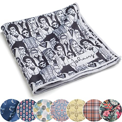 Johans® Paño de microfibra XXL para la limpieza de smartphone, tableta, gafas, pantalla, cámara, paño de pantalla, paño de limpieza para gafas, calidad óptica en 30 x 30 cm (multitud)