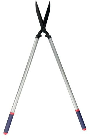 Spear & Jackson Razorsharp Long Handle Lawn Shears - Lightweight Carbon Steel Grass Trimmers - for Precise Manual Garden Cutting