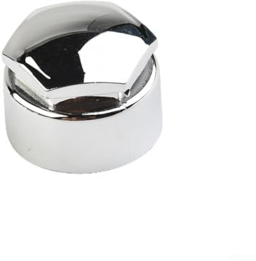 20 tornillos cromados de 17 mm con herramienta de extracción para cualquier protección de rueda de coche y aspecto mejorado de cabeza de perno