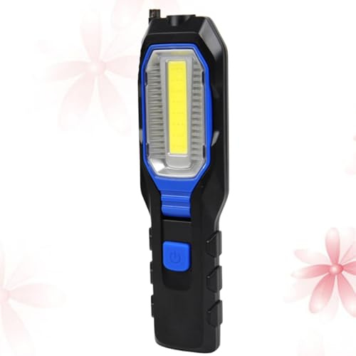 Ciieeo Lampe de Travail LED Portable Cob Magnétique sans Batterie, Torche D'inspection Rechargeable, Éclairage Compact et Ajustable pour Réparation Automobile, Urgence Couleur Aléatoire