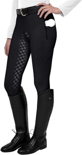 CSSHNL Pantalones De Equitación Pantalones de equitación for Mujer, Calzones de Tiro Completo, Mallas de Entrenamiento Ecuestre, Ropa Deportiva for Exteriores(Type-3,XXL)