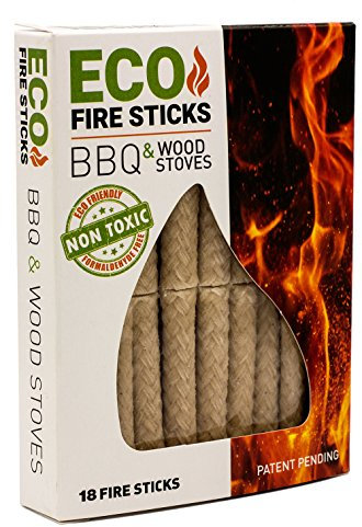 Eco encendedor de fuego para estufas, barbacoa, barbacoa, parrilla de carbón y encendedor de estufa de madera