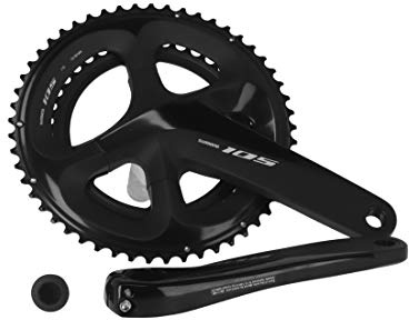 Shimano Unisex – Erwachsene Tretlager-2092852710 Tretlager, Schwarz, 175 mm