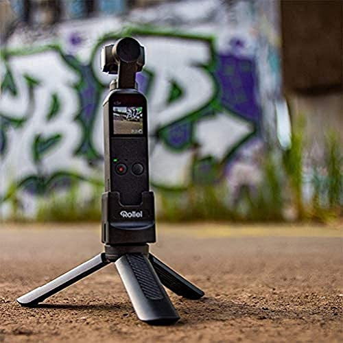 Rollei DJI Osmo Pocket I Set di accessori per principianti, mini treppiede, adattatore GoPro, modulo WLAN e adattatore treppiede