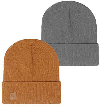 riverso Herrmössa RIVFabian utomhusmössa, stickad mössa, löpmössa, vintermössa, unisex, enfärgad, 100 % akryl, en storlek, Färgmix 9, En Storlek