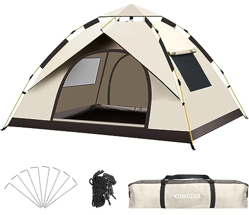 Camping Zelt Automatisches, Winddicht, UV-Schutz, Perfekt für Strand, Outdoor, Reisen, Wandern, Camping, Jagen, Angeln usw Leichtes Zelt für 1-2 Personen