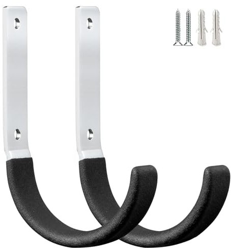 PYBTOOL Gancio Utility per garage da parete, robusto garage, organizer per attrezzi da giardino, gancio per caricatore, gancio per il montaggio a parete in acciaio