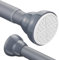 Extendable Shower Curtain Pole 70-100cm Stainless Steel Tension Rod Adjustable Shower Curtain Rod Curtain Poles No Drilling Shower Curtain Rail for Bathroom Window Closet Kitchen Wardrobe