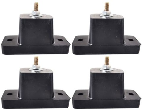 Amortiguador de aire acondicionado, 4 unidades, aislador de vibración, clase de montaje antivibración, patas de compresor de amortiguación, sin cojín vibratorio para acondicionadores al aire libre