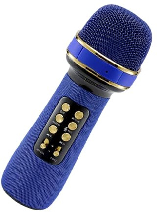 Generisk mikrofon för karaoke, barnmikrofon multifunktionell trådlös | Trådlös dikterare, musikspelare för smartphones, alla åldrar, födelsedagskalas, bröllop, jul