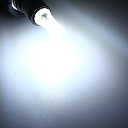 MASUNN Dimmable E11 E12 E14 E17 G4 G8 G9 Ba15D 2.5 W LED S/N Silicone Pure Blanc Chaud Ampoule Blanche 110V - E11 - Blanc Pur