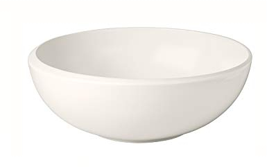 Villeroy & Boch 10-4264-3170 NewMoon Bol rond en porcelaine pour soupe et salades cassantes Blanc Passe au lave-vaisselle